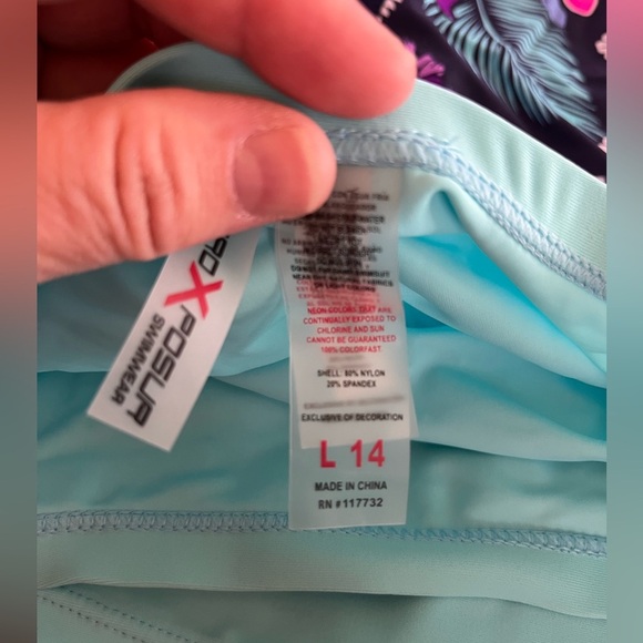 Floral Kids One Piece Swimsuit - Picture 3 of 4